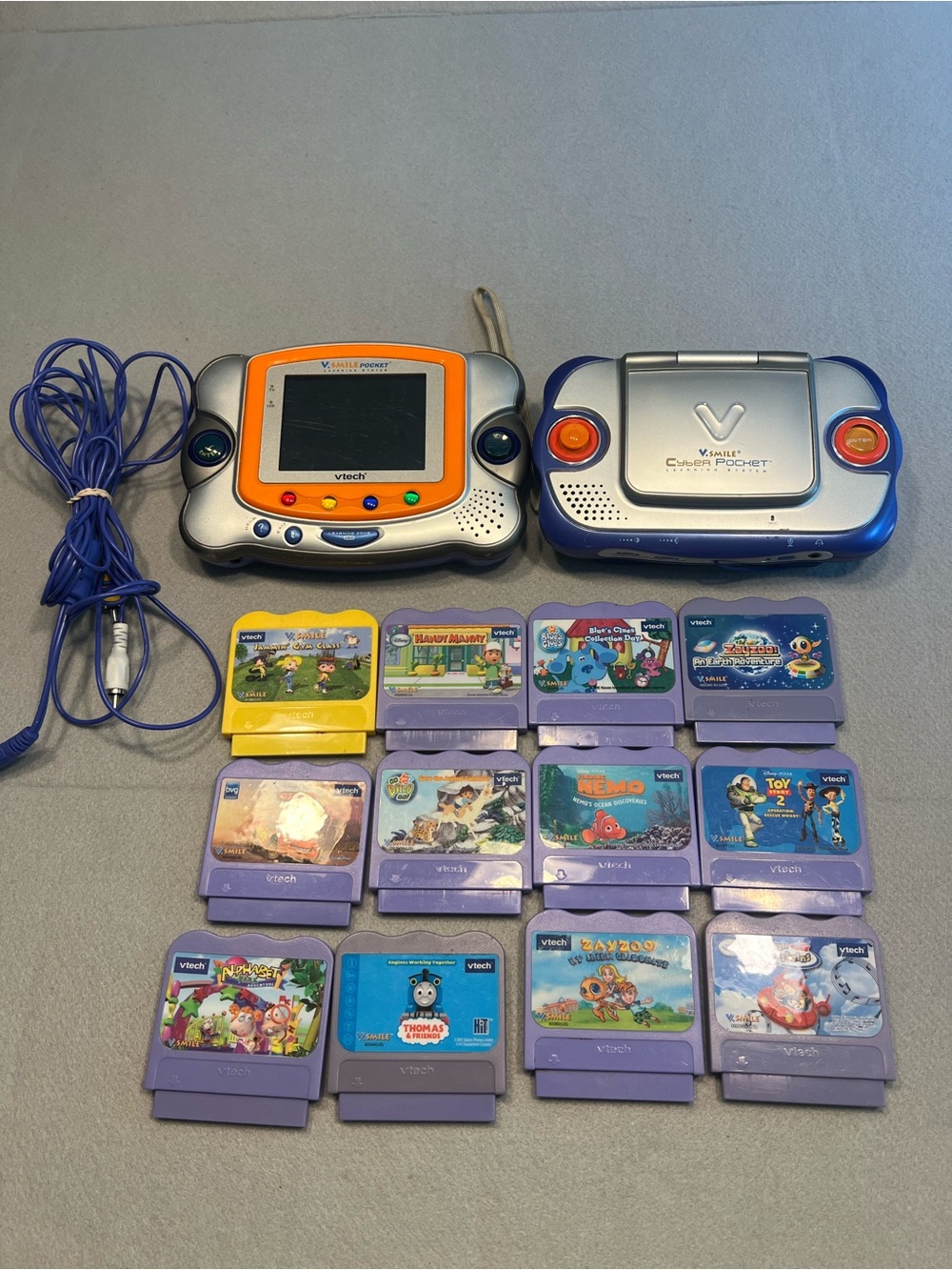 Vtech V Smile Pocket Learning System Set Of 2 Plus Games